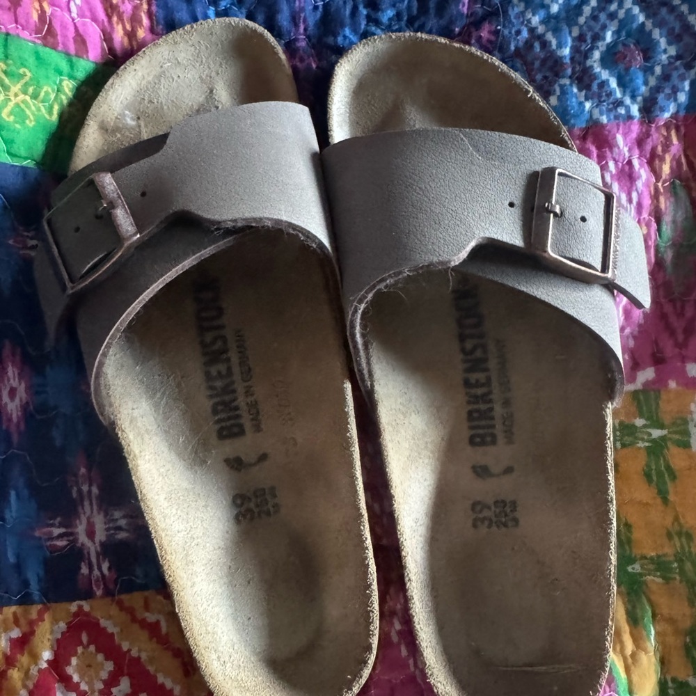 Birkenstock Suede Footbed Sandals